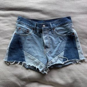 RARE multi colored Levi’s shorts